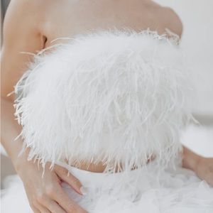 SOCIAL HOUR FEATHER TOP from Untamed Petals NWT!